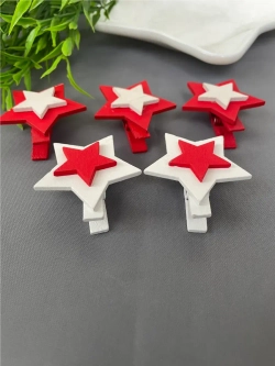 Прищепки деревянные, 5 штук