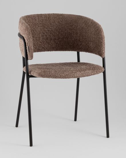 Кресло Нэлли New, букле коричневый