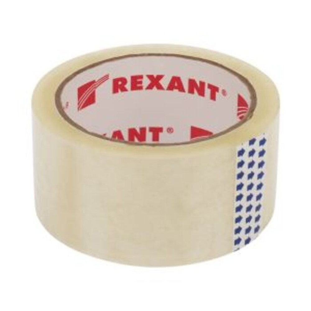 Скотч упаковочный REXANT 48 мм х 50 мкм, прозрачный, рулон 66 м