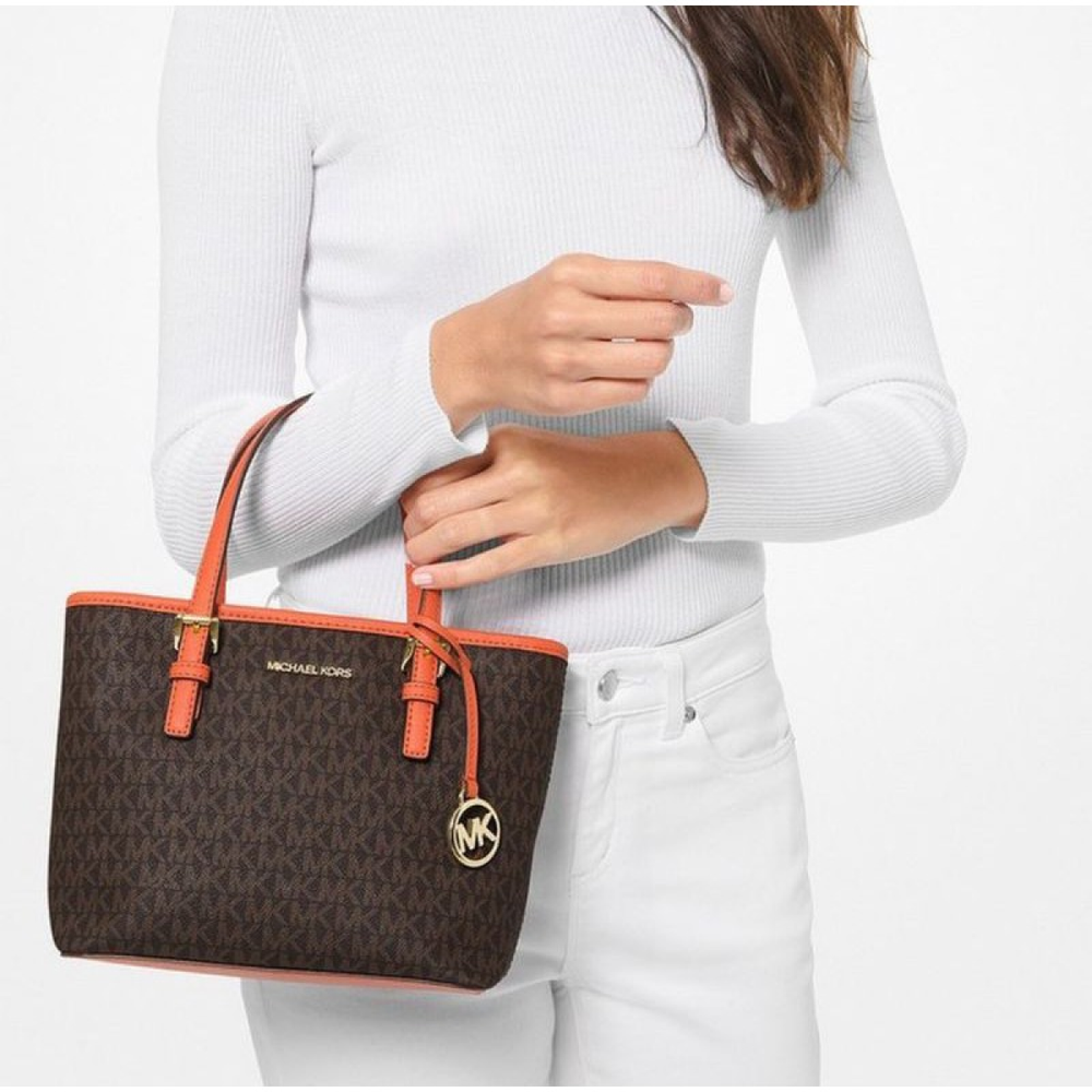 Сумка MICHAEL KORS MK Jet Set Tote, 35T9GTVT0B-TANGERINE
