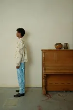 Рубашка Soeurs Вязаная с Желтыми Цветами / Yellow Flowers Crocheted Long Sleeve бежевая