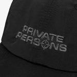 PP LOGO CAP (BLACK/BLACK)