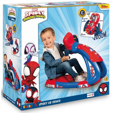 Smoby - Симулятор вождения Spidey со светом и звуком 370218 / артикул   370218  / GTIN 3032163702184