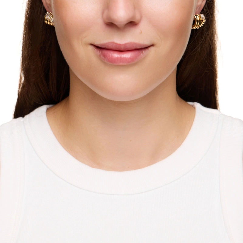 Серьги-кольца Тройной Виток