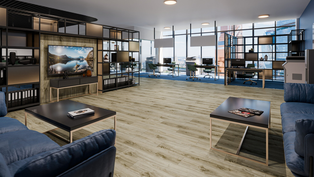 LVT-плитка Damy Floor SL3739-3-LVT Дуб Белый