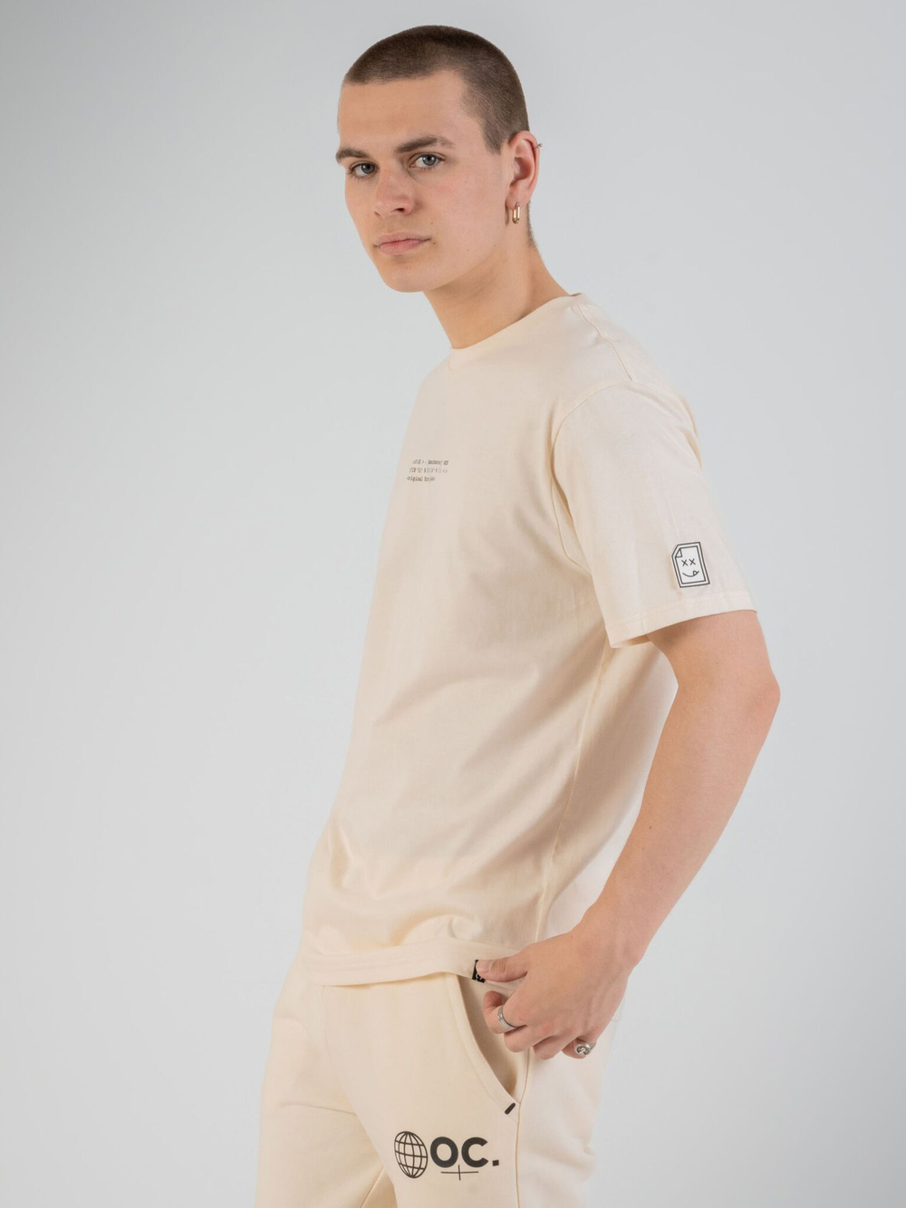 Футболка мужская ORIGINAL CREATOR SMILEY_404 T-SHIRT, Молочный