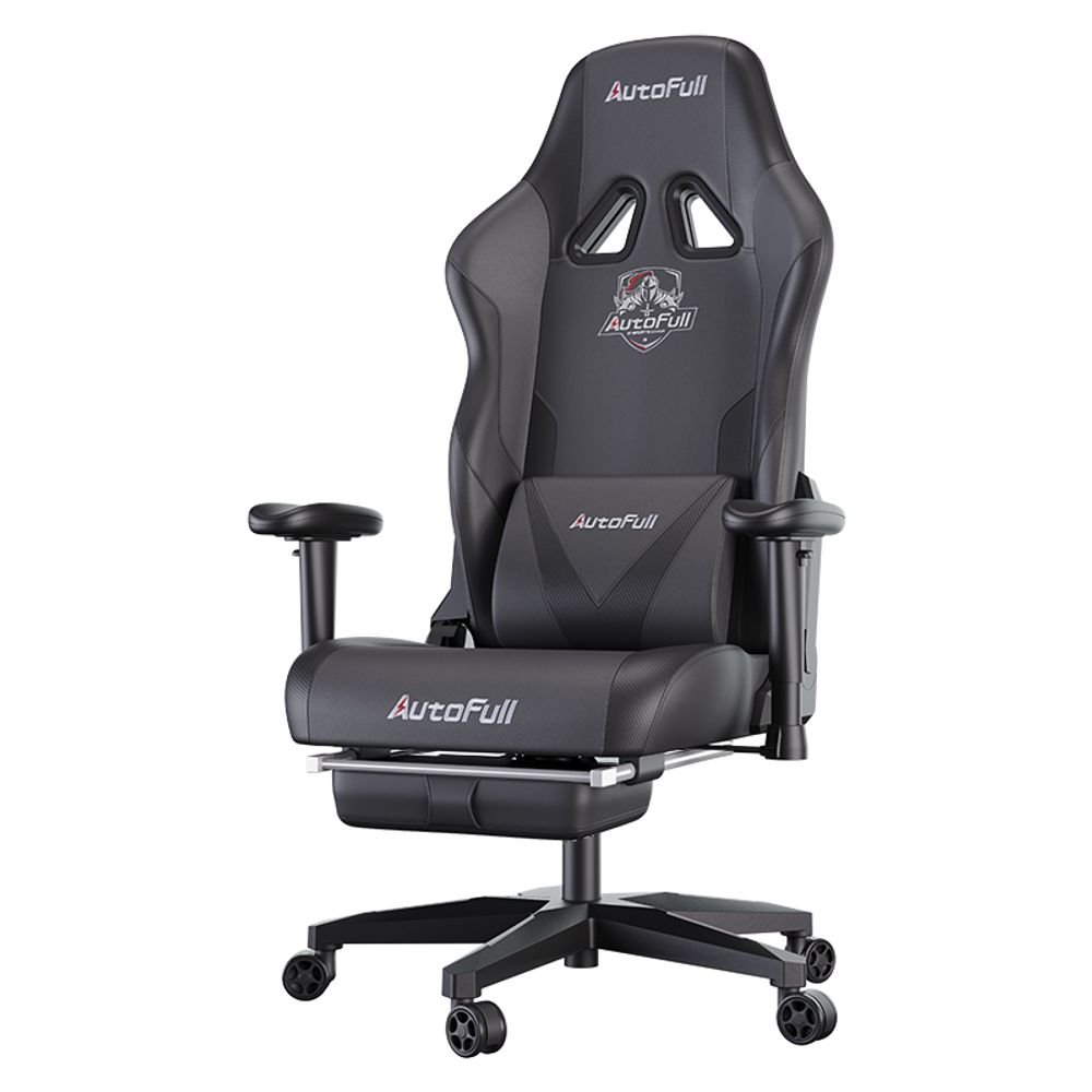Премиум игровое кресло Autofull серия C3, AF050DS, с поддержкой для ног, черный (AF050DS) Премиум игровое кресло Autofull серия C3, AF050DS, с поддержкой для ног, черный (AF050DS)