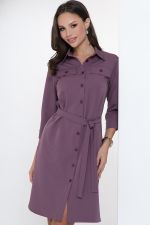 Платье-рубашка Сидни (офис, вайолет) Diolche