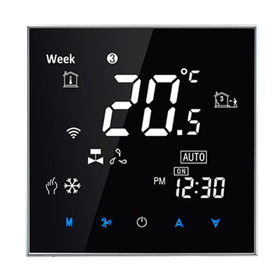 Термостат комнатный KVZ для внутрипольного конвектора, черный