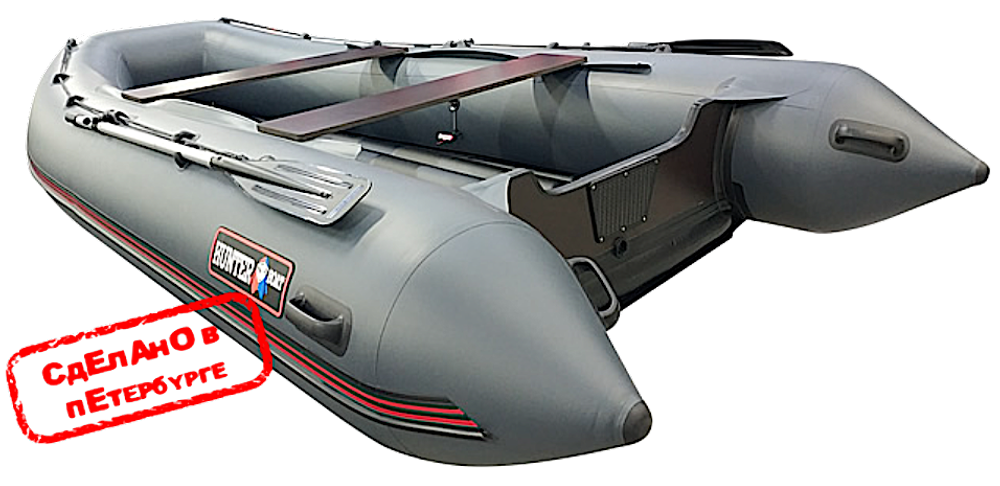 Лодка ПВХ Hunterboat Хантер Классика НД 390А -