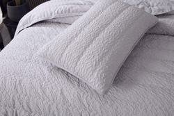 Покрывало 160х220 и наволочка 50х70 Sofi De MarkO Надин серое