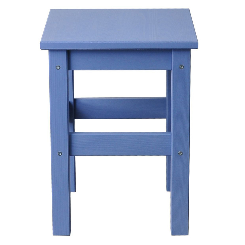 Табурет Оддвар массив сосны цвет голубой