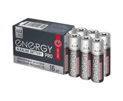 Батарейка алкалиновая Energy Pro LR03/16S (ААА)