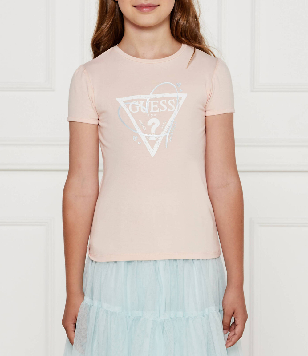 Футболка Guess - пудро-розовый(K4RI06 K6YW4)