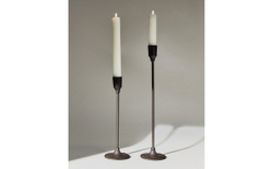 Zara Home Подсвечник из латуни, цвет чёрный, 23 см
