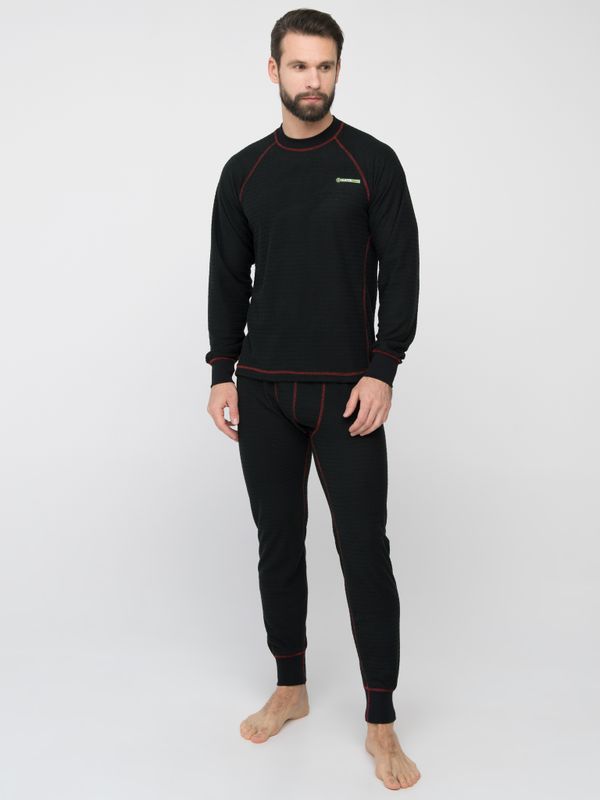 Термобелье Thermoline ткань Флис Фактурный цвет Черный