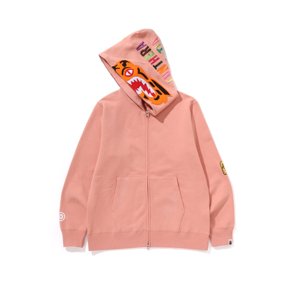 A Bathing Ape Tiger Full Zip Color Embroidery Худи