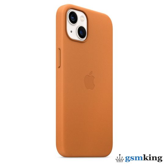 Apple Leather Case with MagSafe iPhone 13 Golden Brown «Золотистая охра» MM103ZE/A