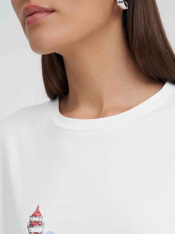 Футболка Маяк белая - фото 21