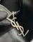 Сумка Saint Laurent LE 5 A 7 эластичная, из зернистой кожи, черная