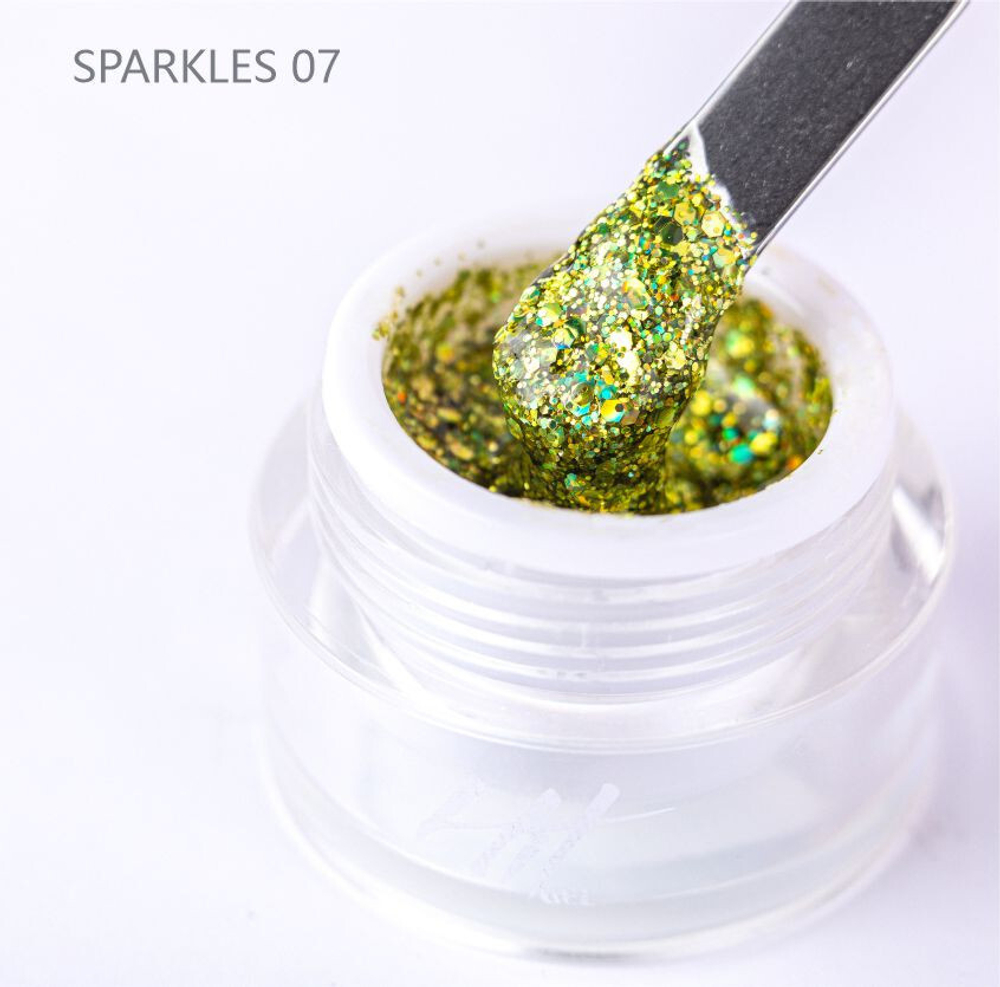 Гель-лак ТМ "HIT gel" №07 Sparkles, 5 мл