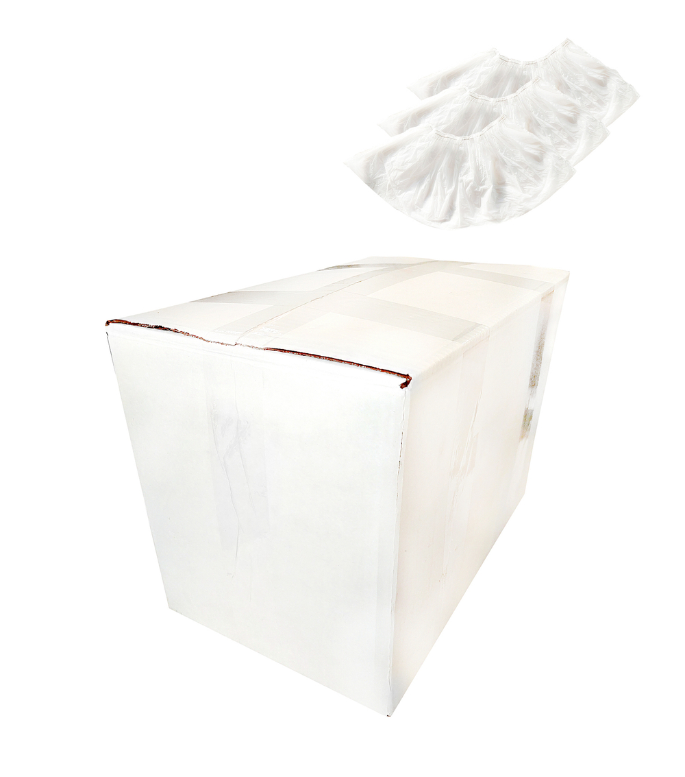 Бахилы Прочные цветные (с 2-ой резинкой) в евроблоках (2500 шт.), 45 мкр