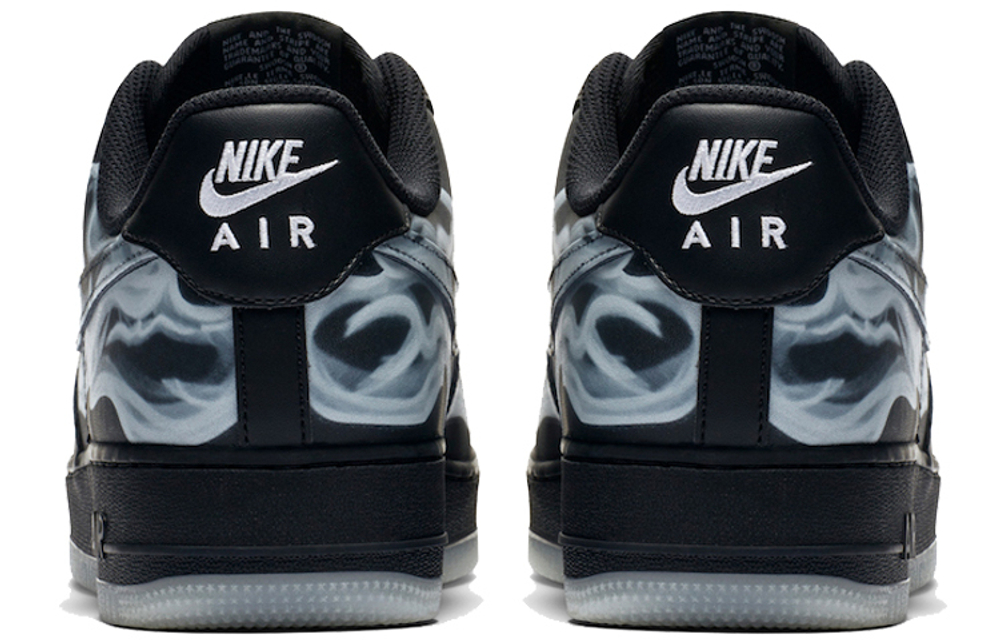 Кроссовки Nike Air Force 1 Skeleton 'Black On Black'