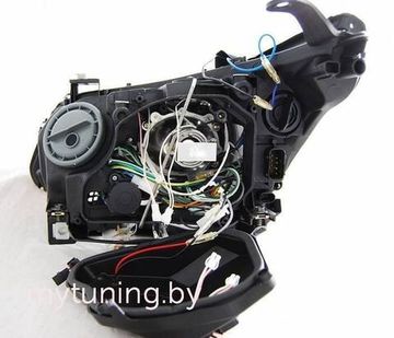 Передние фары Bmw 5 E60/E61 ccfl hid D1S dual projector black