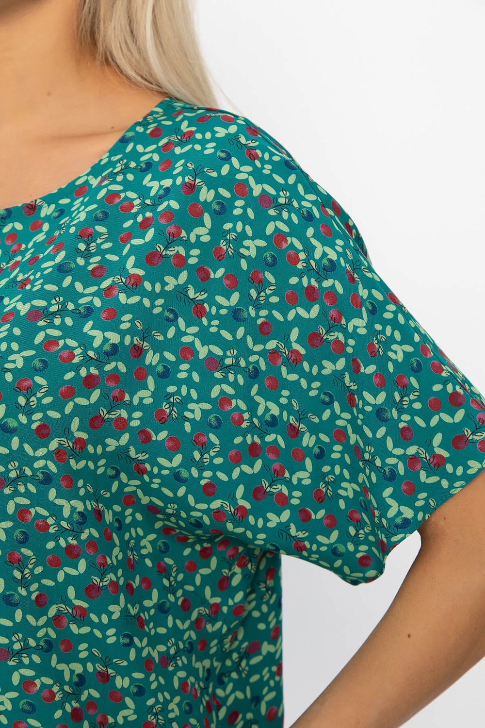 Блуза Маргоша (изумруд) Б13815-16М LT Collection