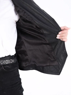 Косуха женская натуральная кожаная