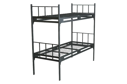 Кровать металлическая двухъярусная ''Премиум'' 800х1900, сетка 100х50, 3 усиления