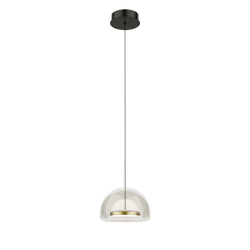 Подвесной светильник MD24030031-1A brass/clear