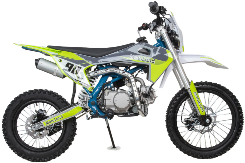 Питбайк Motoland TCX125 E 17/14 зеленый NEW