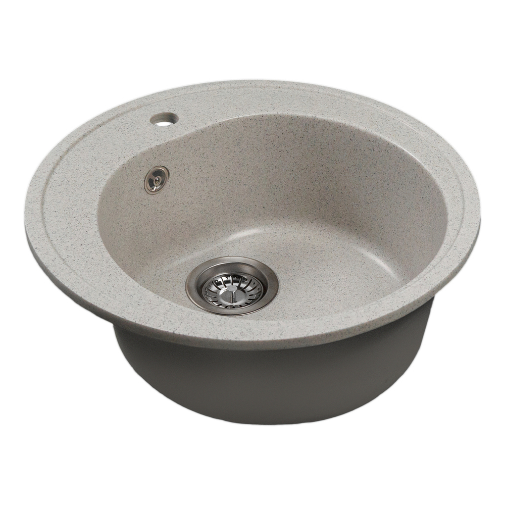 Мойкa ML-GMS102 СТАНДАРТ круглая, серый (310), 500 мм (глуб. чаши 170)