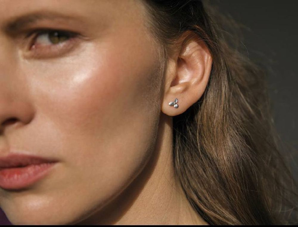 Пусеты Гортензия Мини