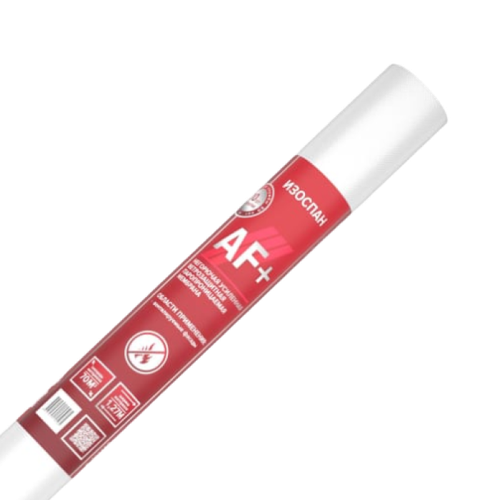 ИЗОСПАН AF+ негорючая усиленная ветрозащитная паропроницаемая мембрана 70м2 по низкой цене