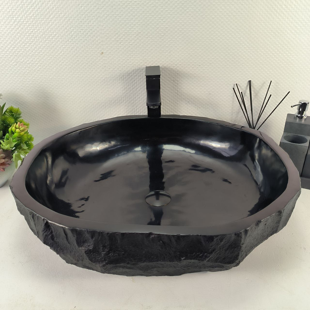 Раковина из андезита Erozy Black EA-65004 62*50*16 0044