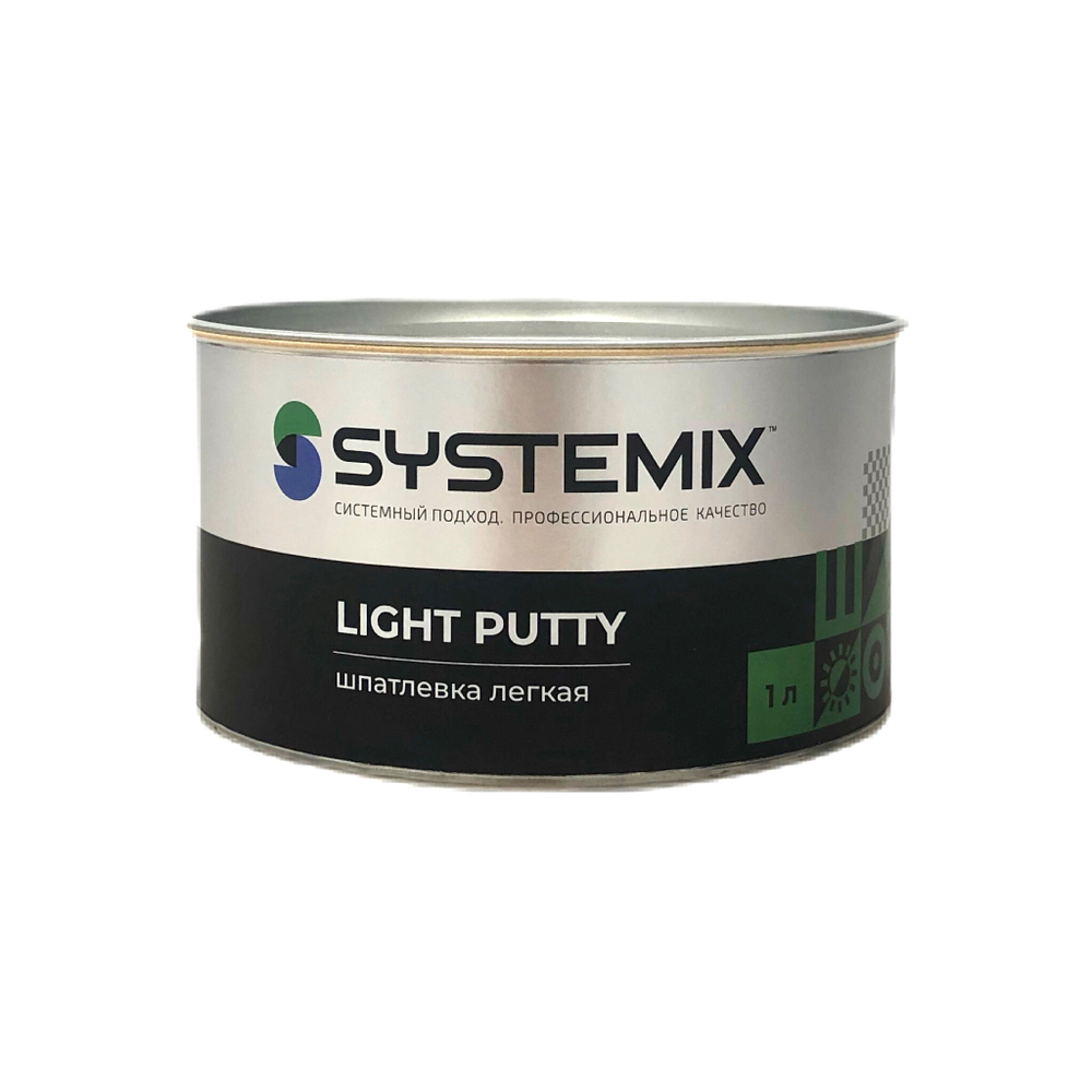 SYSTEMIX Шпатлевка Light putty легкая 1,0кг