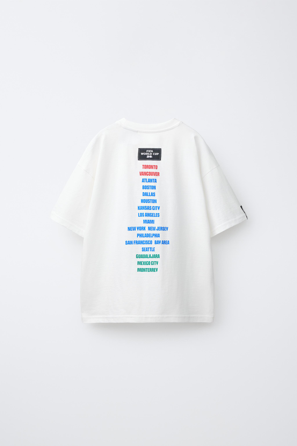 ZARA ФУТБОЛКА FIFA WORLD CUP ™ 2026, БЕЛЫЙ