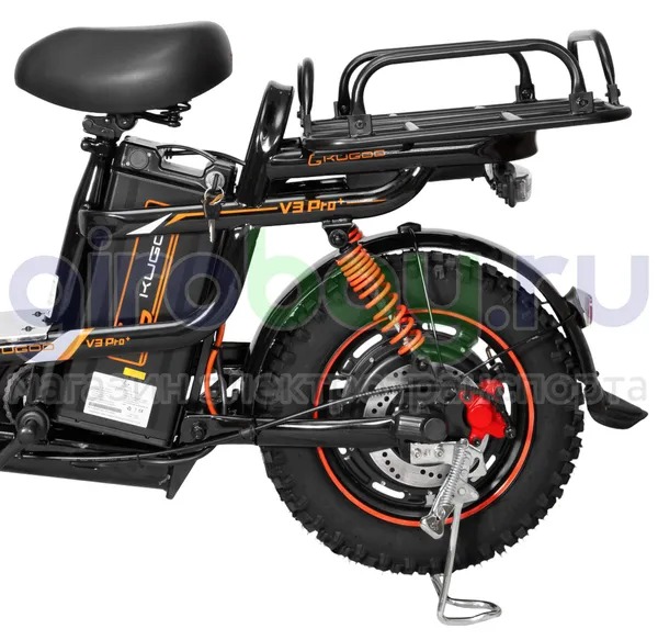 Электровелосипед Kugoo Kirin V3 PRO PLUS (60V/28.6Ah) внедорожная резина фото №16