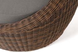 "Барселона" кресло из искусственного ротанга, цвет коричневый