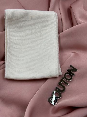 Воротник (подвяз) трикотажный белый 0,4 м, ширина 9 см