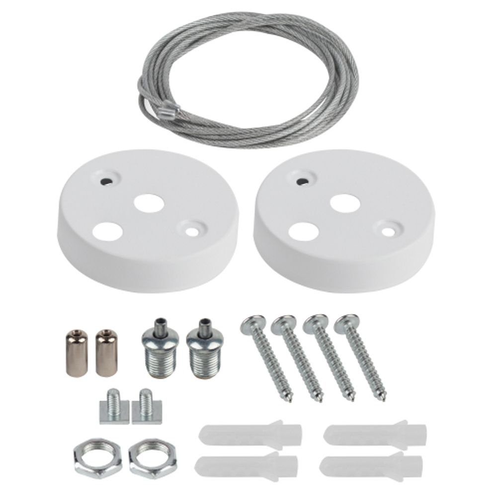 Подвесное крепление для линейных светильников ЭРА SML-1-A-SUSPENSION-W для моделей SML белый длина 1,5м