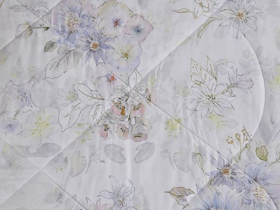 Комплект с ЛЕТНИМ одеялом Asabella 2240 ФЛАНЕЛЬ с Тенселем