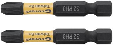 Набор торсионных бит, 2шт., CUTOP Profi Plus, PH3, 50 мм