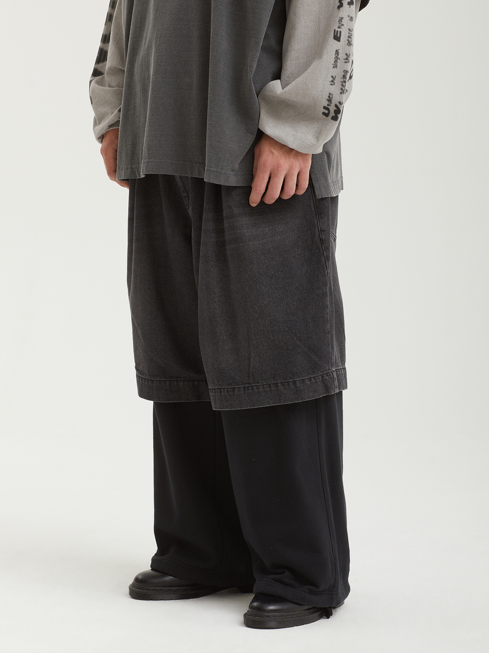 Мужские Брюки Denim Layered Sweat