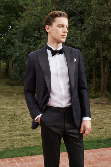 Мужской пиджак для церемонии из жаккардовой ткани