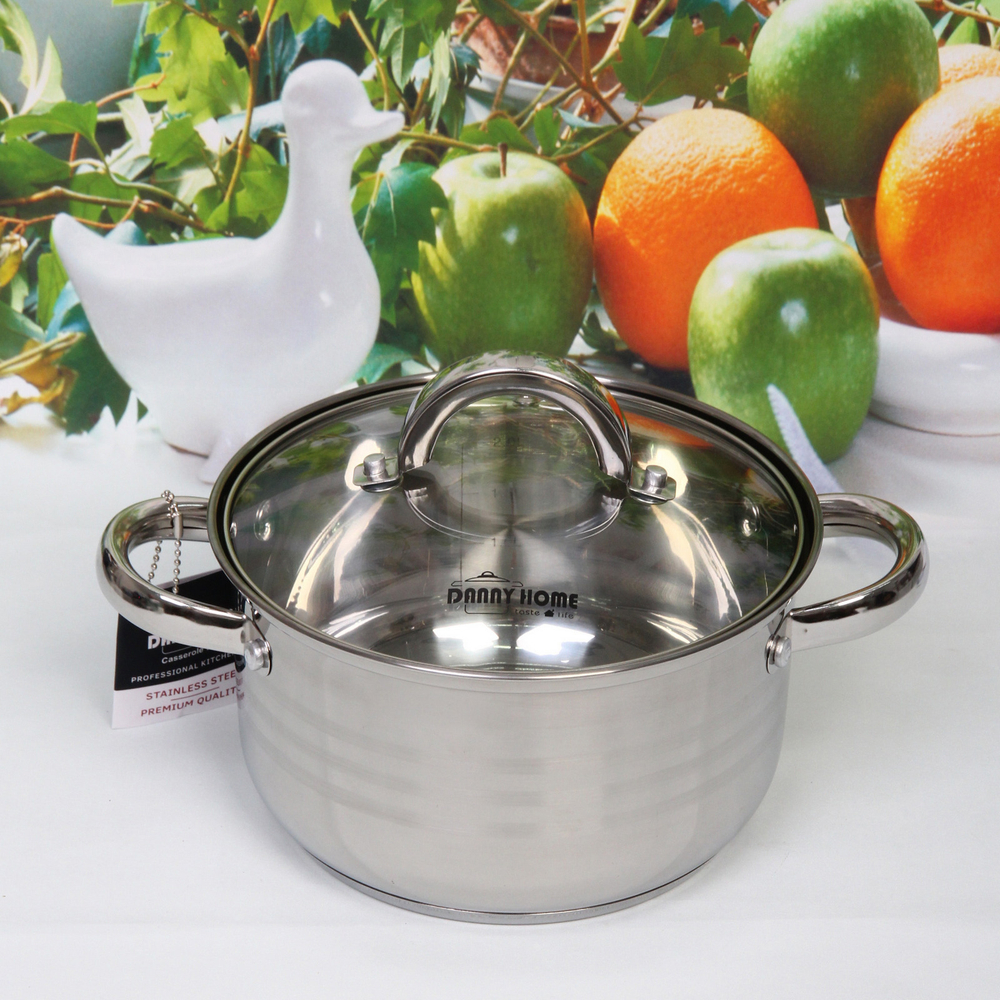 Кастрюля из нержавеющей стали MARIA 2,7л, индукция, DH10-18