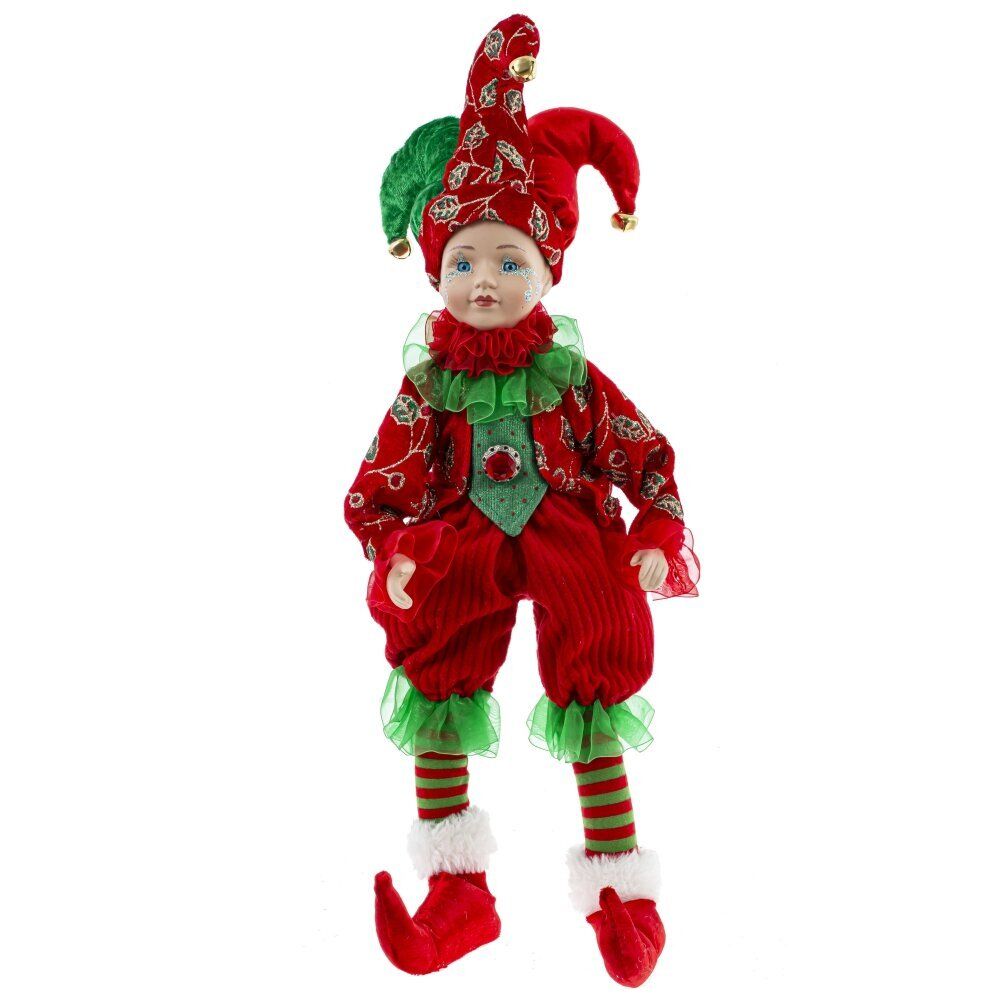 GAEM Игрушка набивная "Клоун" (муз,движ), L15 W13 H45 см (полка 25 см.)