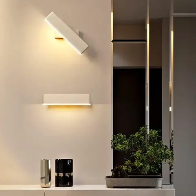 Светодиодный настенный светильник, трехцветный с затемнением, белый, крепежные винты